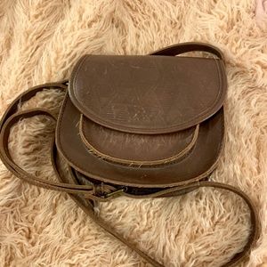 Pendleton Brown Magnet Shoulder Purse Used